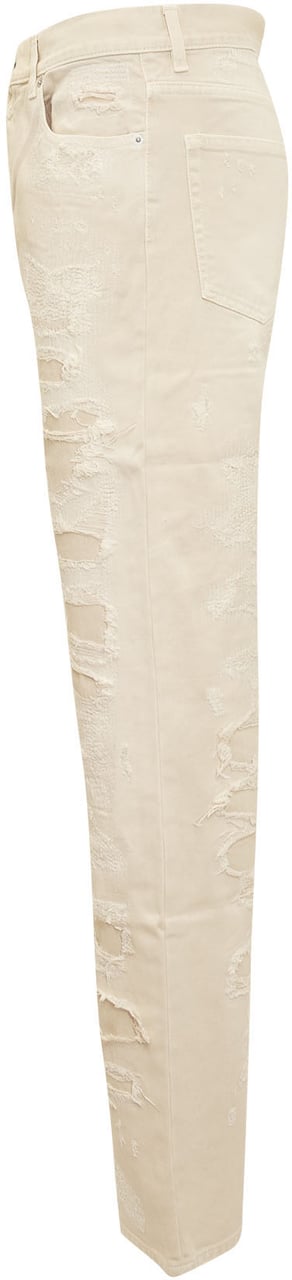 Heron Preston Pantaloni 5 Tasche Beige