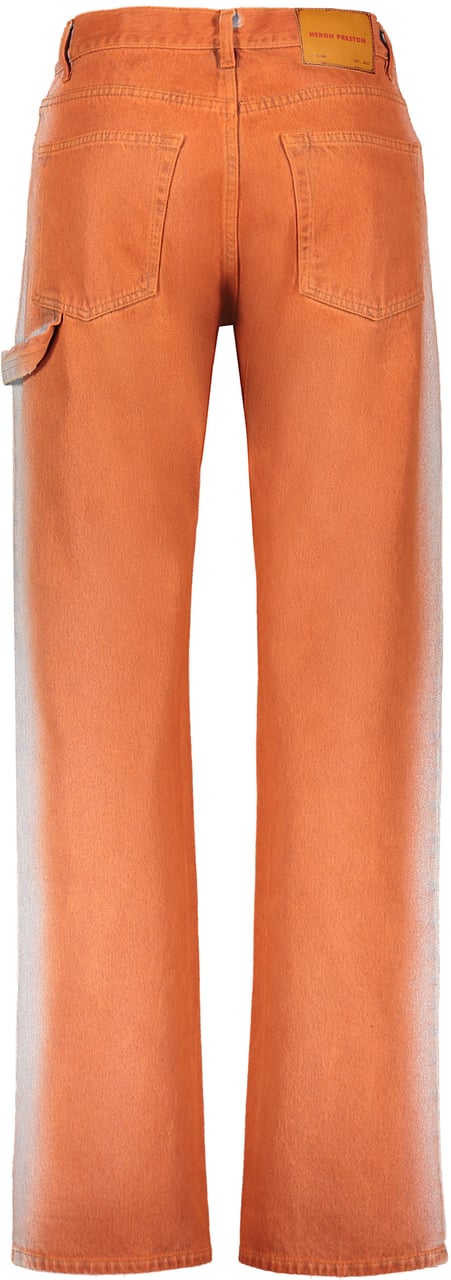 Heron Preston 5-pocket jeans Oranje