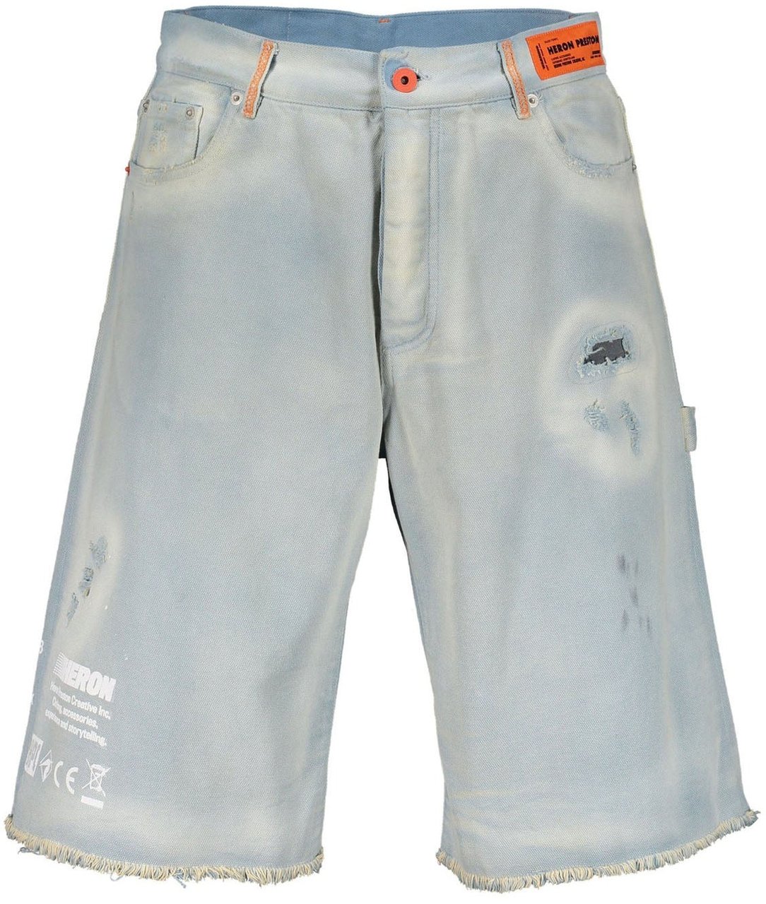 Heron Preston Heron Preston Denim Shorts Blauw
