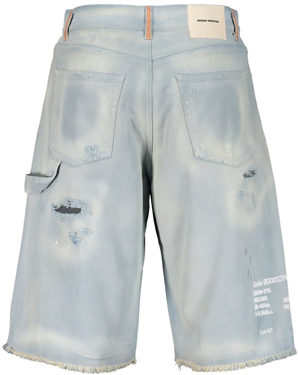 Heron Preston Heron Preston Denim Shorts Blauw