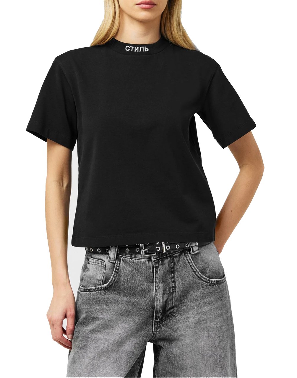 Heron Preston Nf Ctnmb Logo T-shirt Zwart