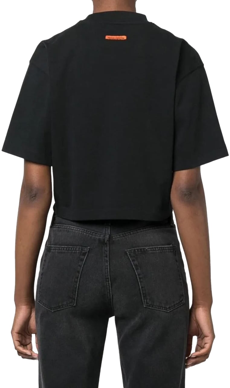 Heron Preston Nf Ctnmb Logo Crop T-shirt Zwart