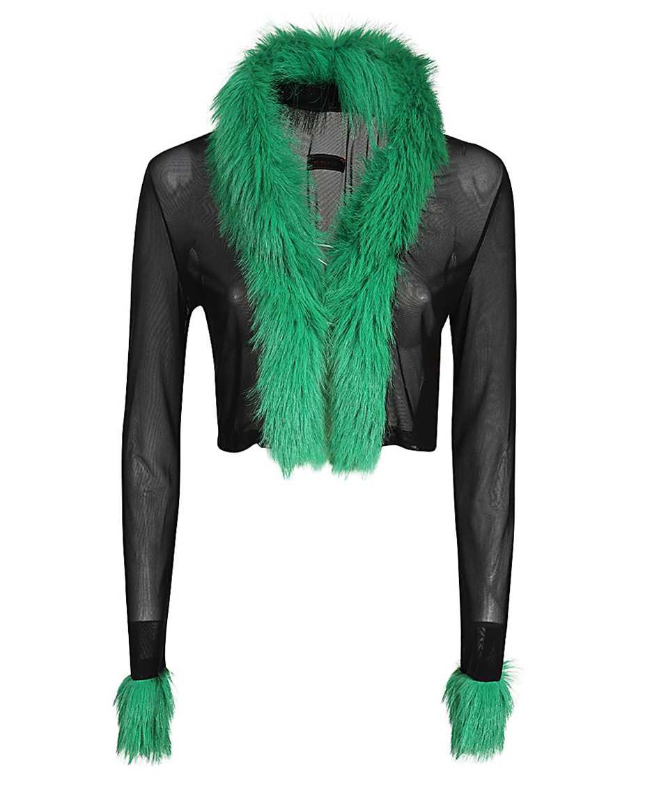 Heron Preston Cardigan in technical fabric Zwart