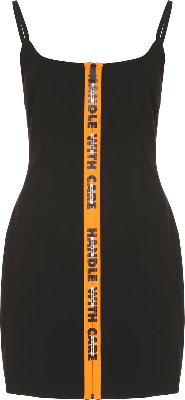 Heron Preston Stretch sheath dress Zwart