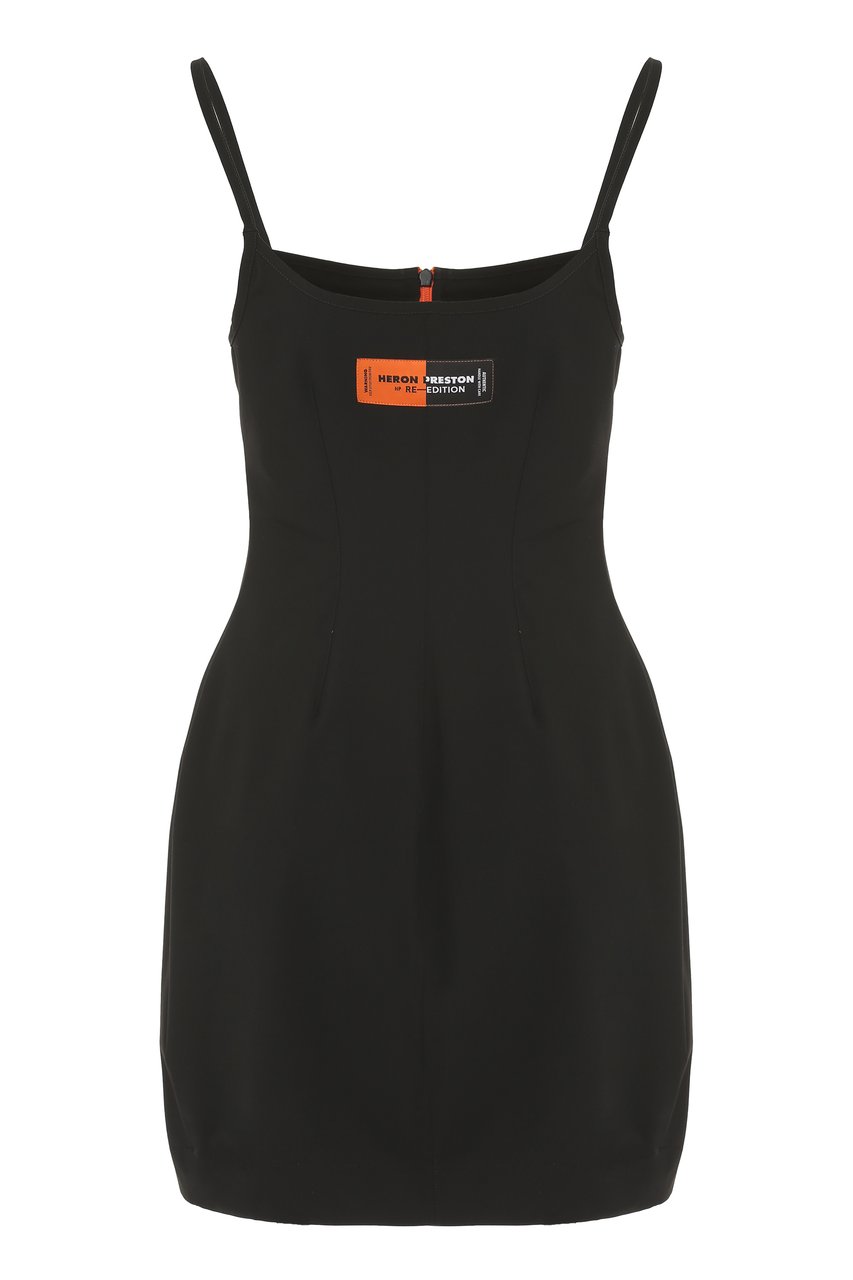 Heron Preston Stretch sheath dress Zwart