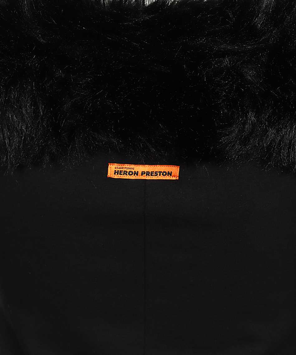 Heron Preston Strapless dress Zwart