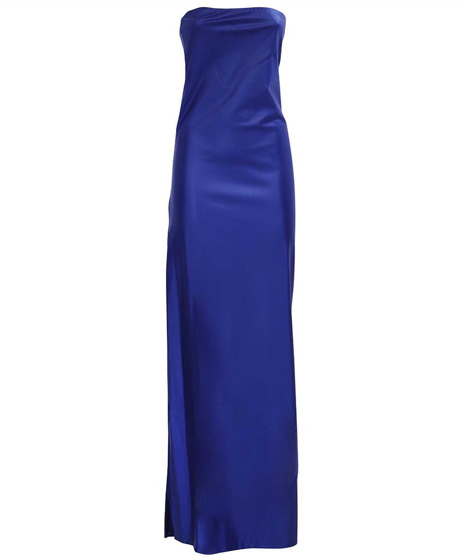 Heron Preston Strapless dress Blauw