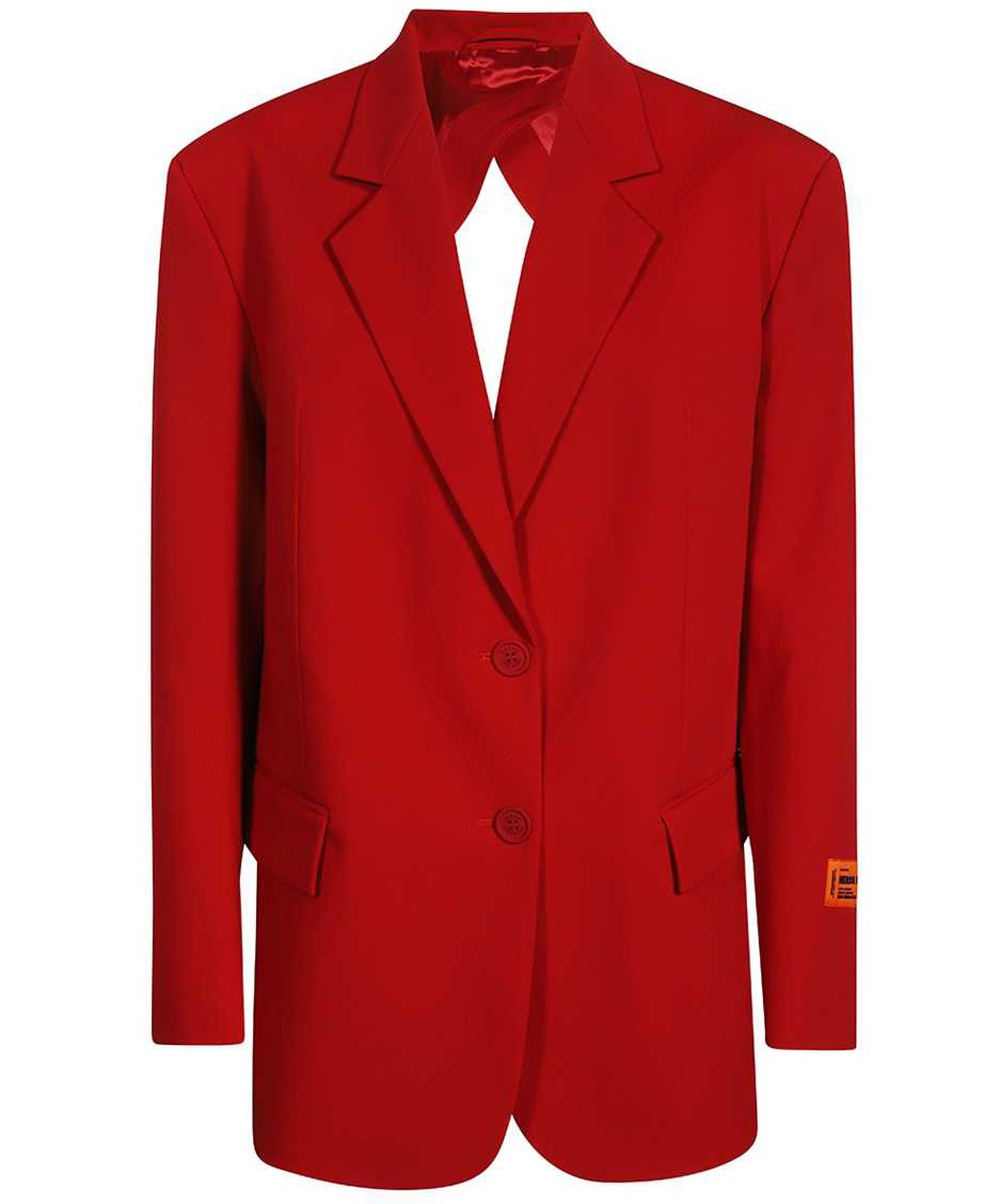 Heron Preston Single-breasted two-button blazer Rood