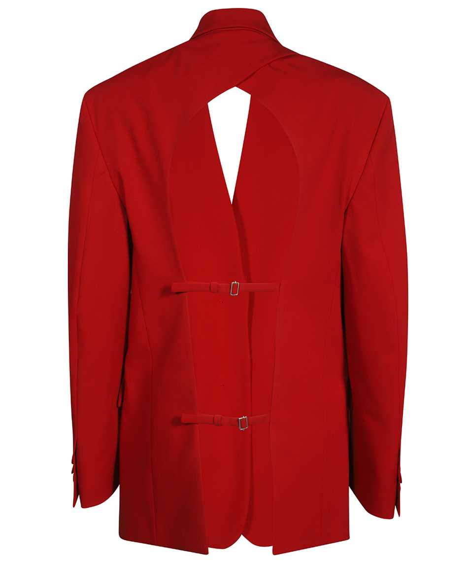 Heron Preston Single-breasted two-button blazer Rood