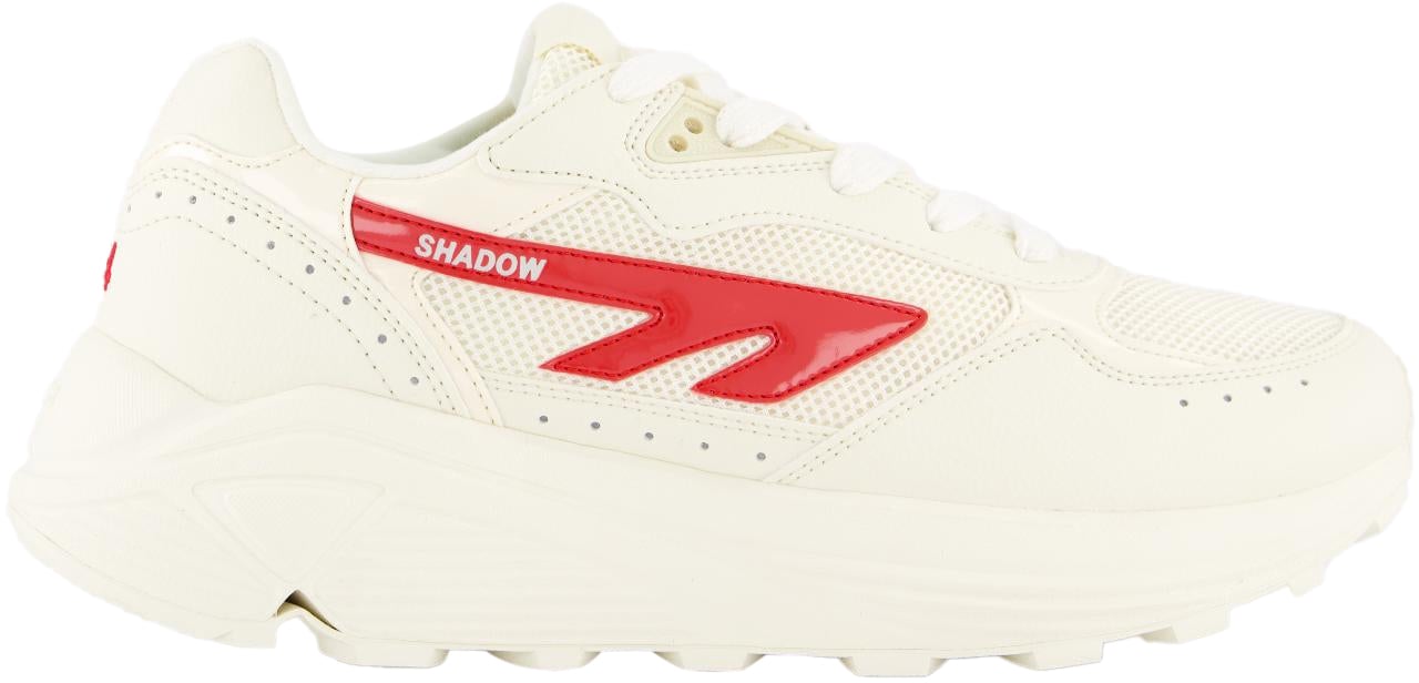 Hi-Tec Heren Hts Shadow Sneaker Wit/Rood Wit