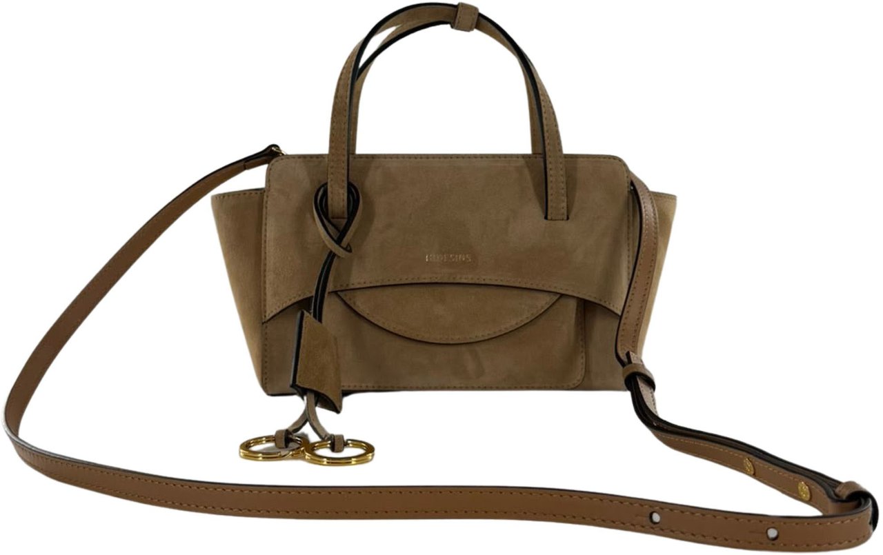 Hidesins Flap S Handtassen Camel Fl13sd Beige
