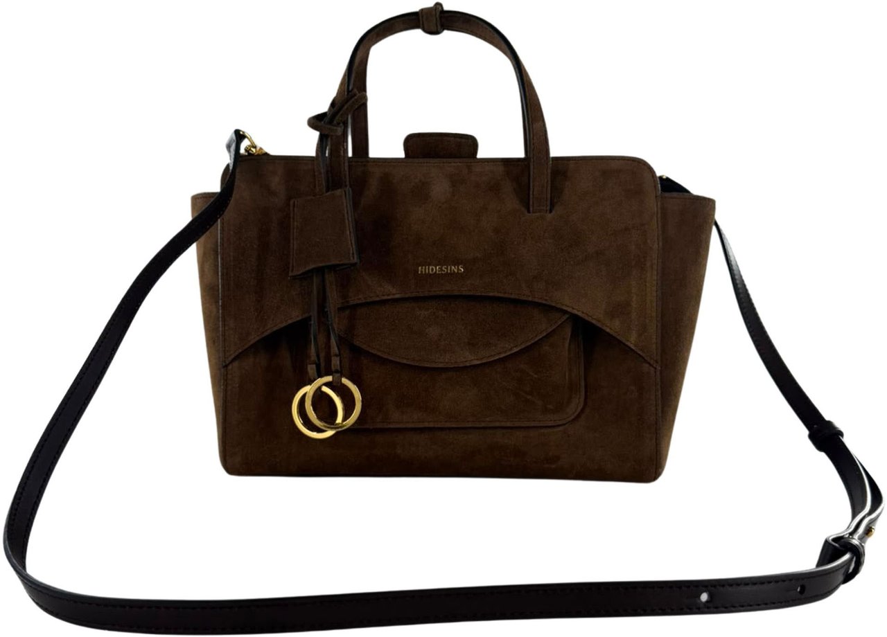 Hidesins Flap M Handtassen Bruin Fl12sd Bruin