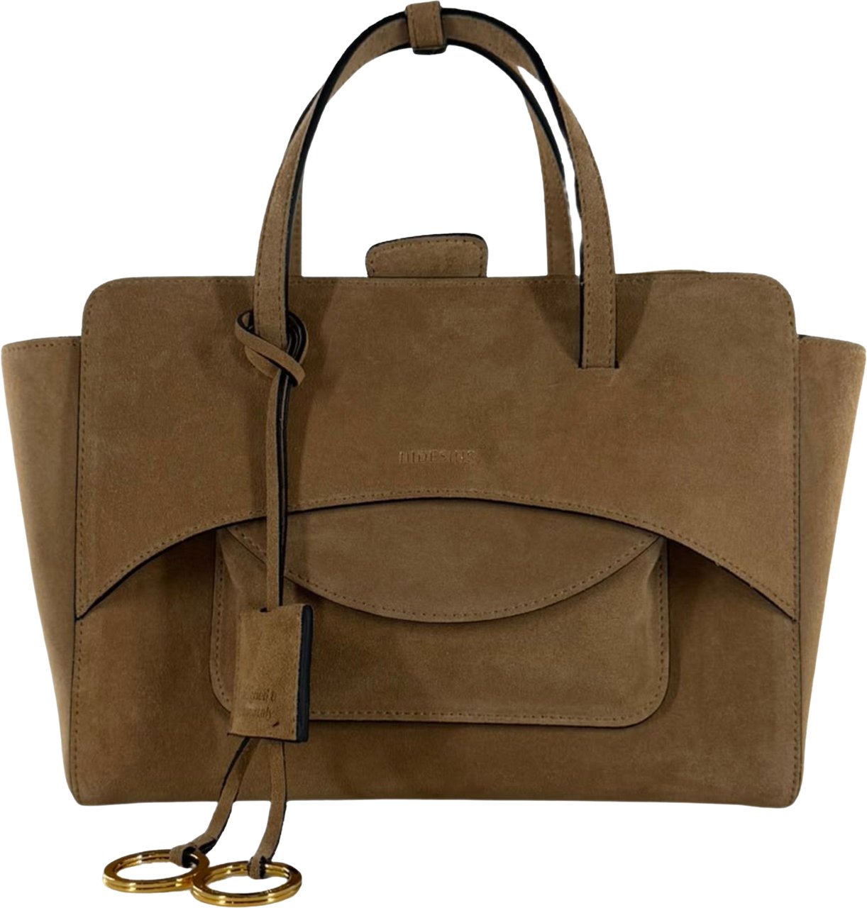 Hidesins Flap M Handtassen Camel Fl12sd Beige
