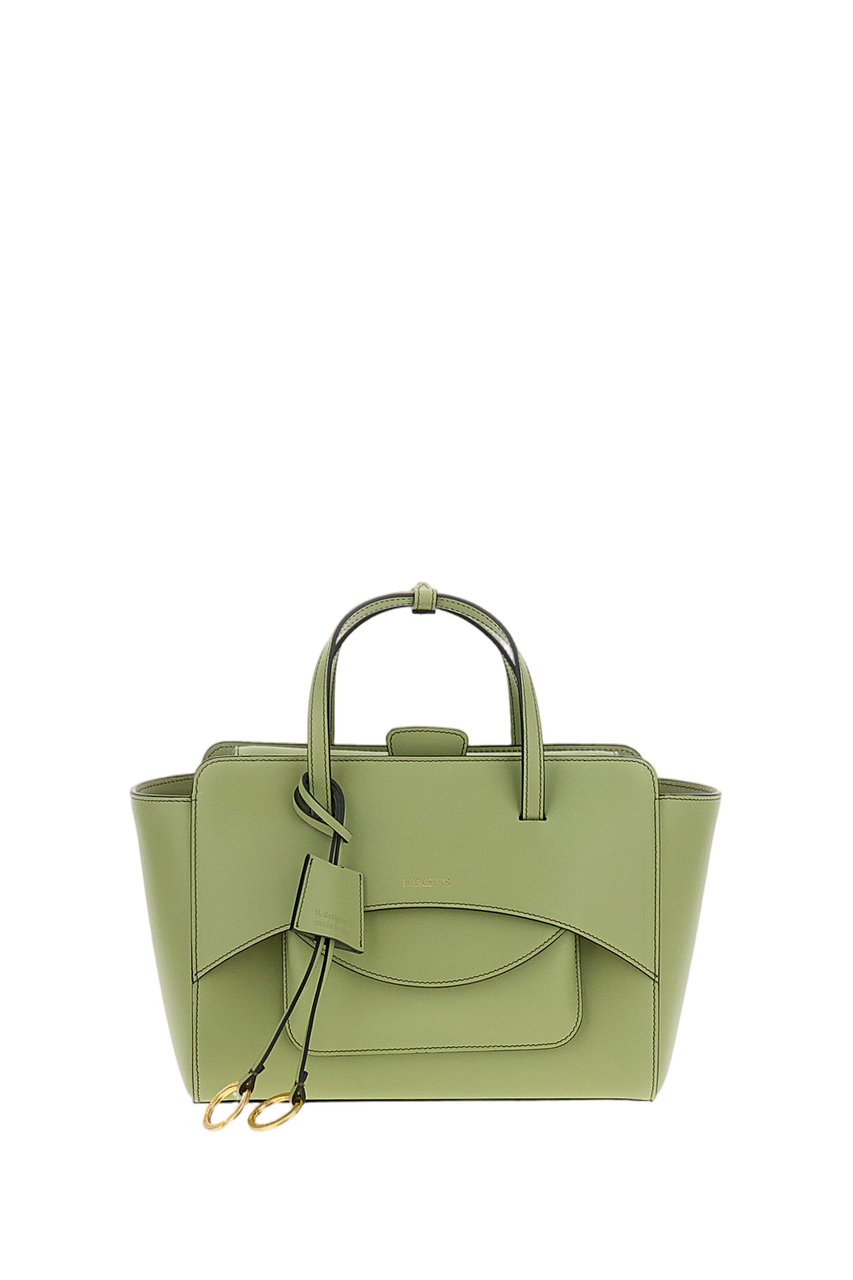 Hidesins Green Flap M Leather Crossbody Bag Groen