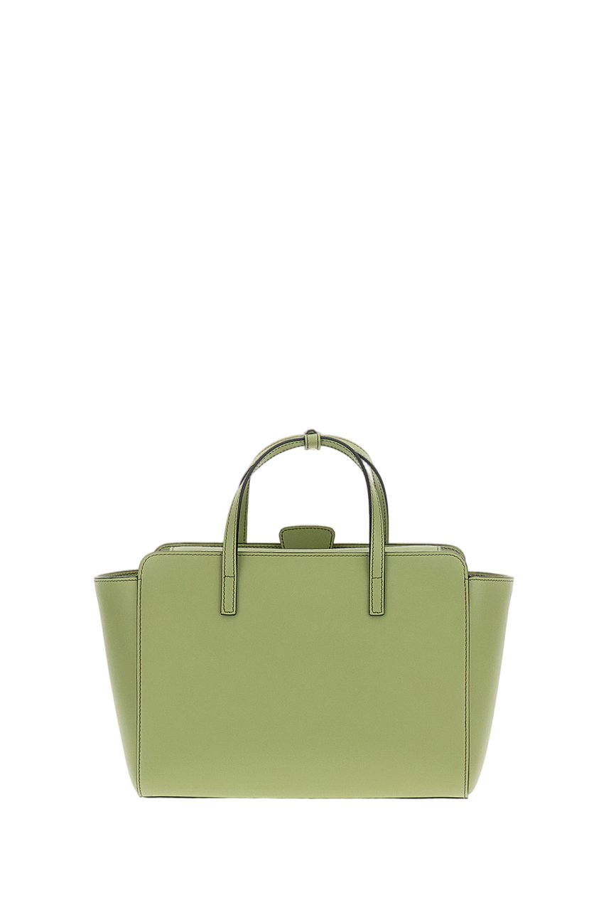 Hidesins Green Flap M Leather Crossbody Bag Groen