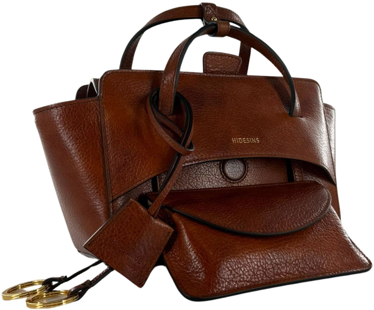 Hidesins Flap S Handtassen Cognac Fl13lg Bruin