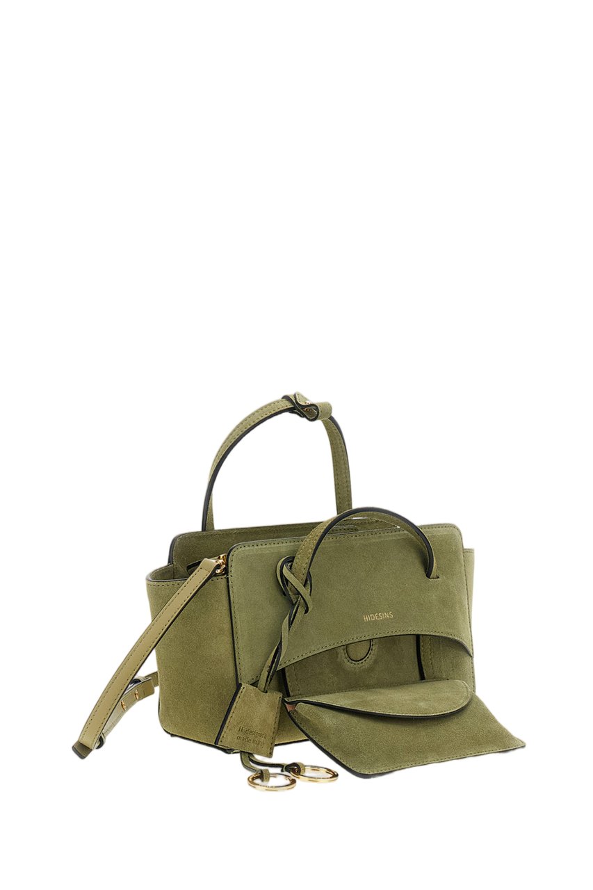 Hidesins Brown Flap S Suede Shoulder Bag Bruin