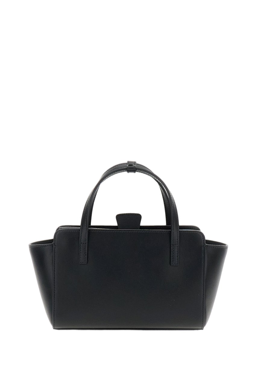 Hidesins Black Flap S Soft Leather Shoulder Bag Zwart