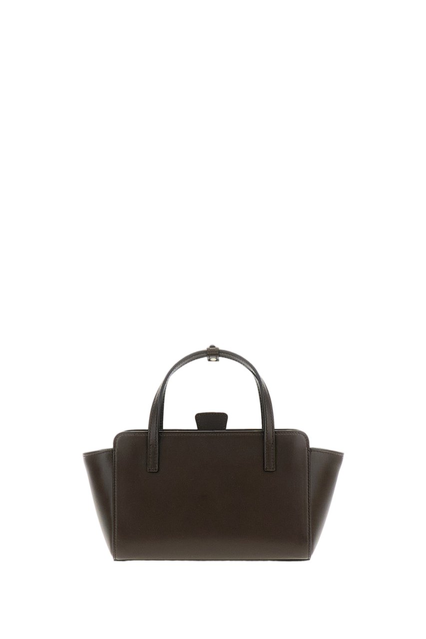 Hidesins Brown Leather Flap S Crossbody Bag Bruin