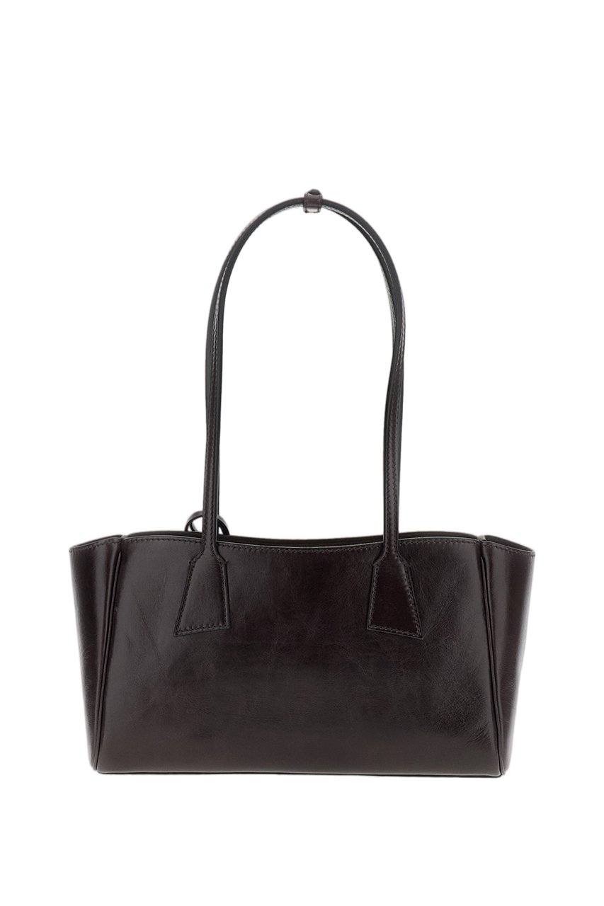 Hidesins Dark Brown Leather Shoulder Bag Bruin