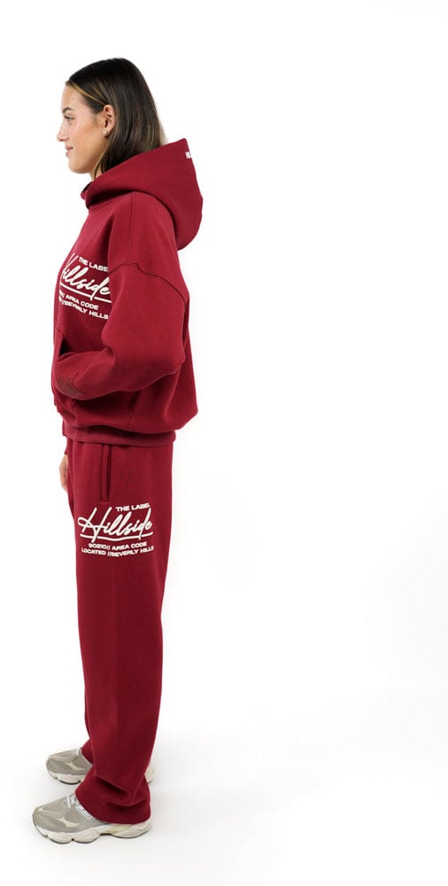 Hillside the Label Beverly Hills tracksuit Rood
