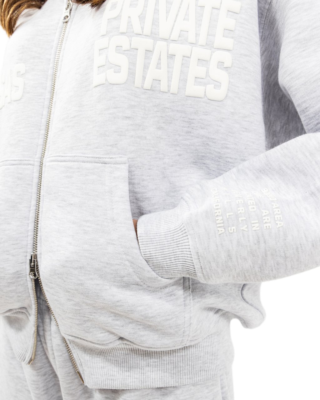 Hillside the Label Calabasas Trainingspak met Vest Grijs