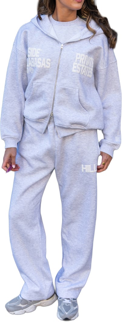 Hillside the Label Calabasas Trainingspak met Vest Grijs