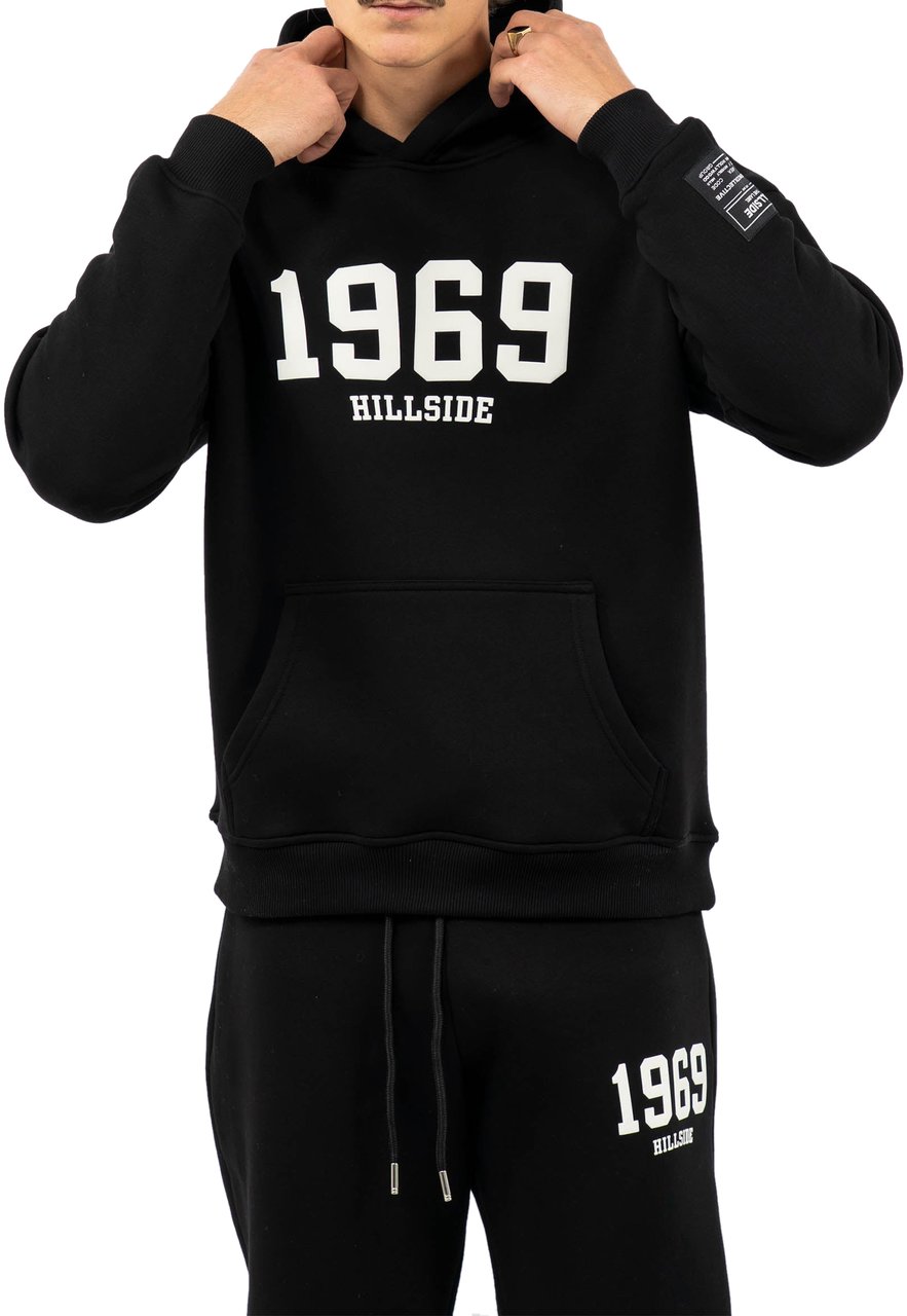 Hillside the Label 1969 Varsity Tracksuit Zwart