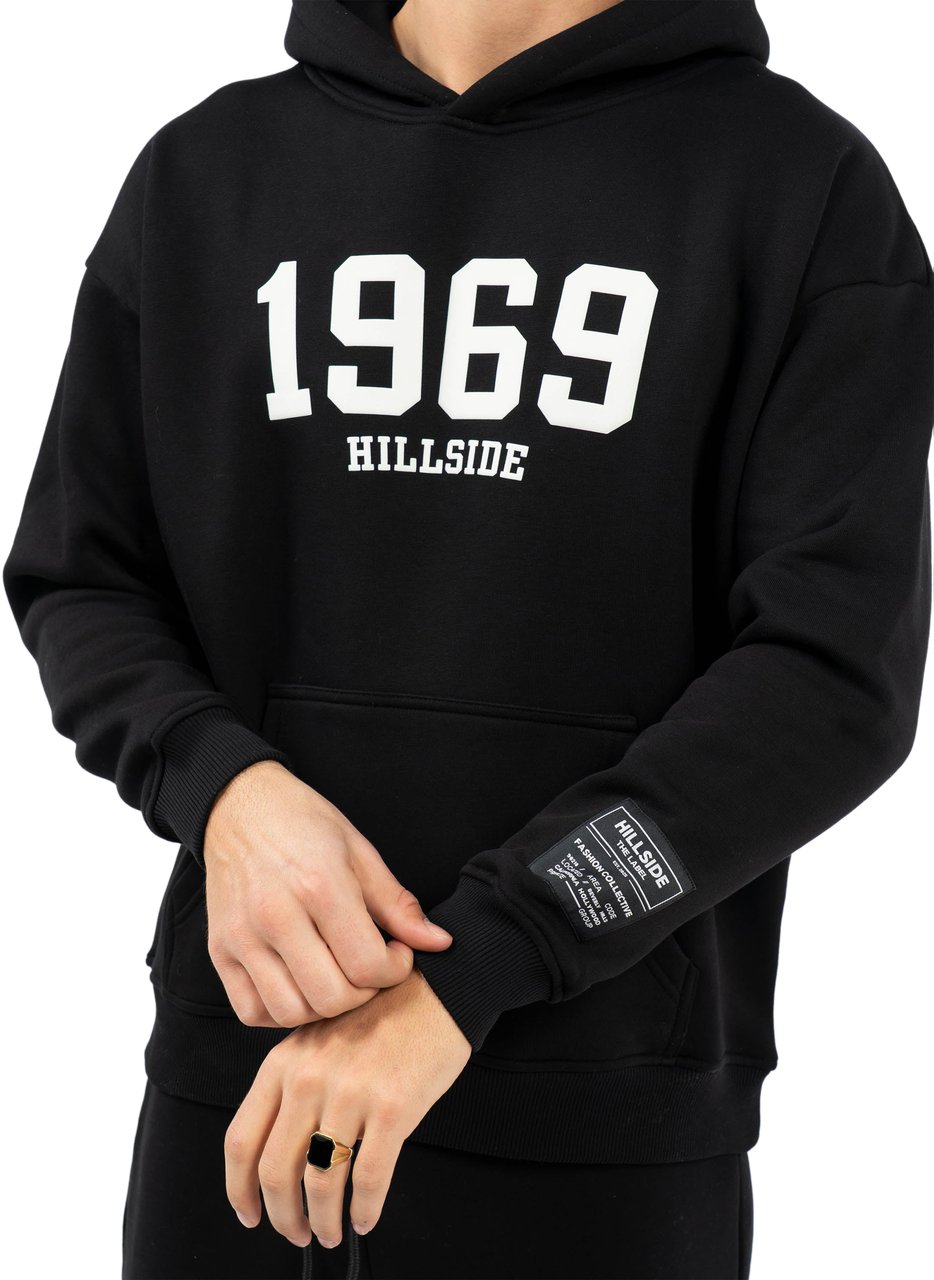 Hillside the Label 1969 Varsity Tracksuit Zwart