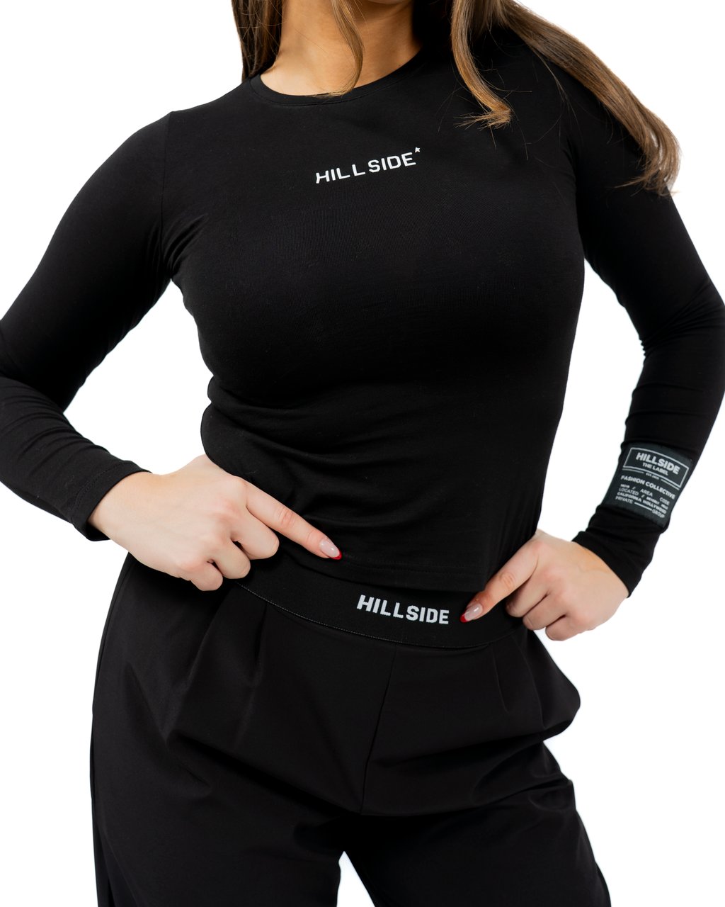 Hillside the Label City Girl Trouser - PRE ORDER Zwart