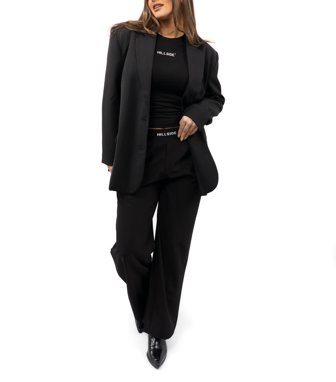 Hillside the Label City Girl Trouser - PRE ORDER Zwart