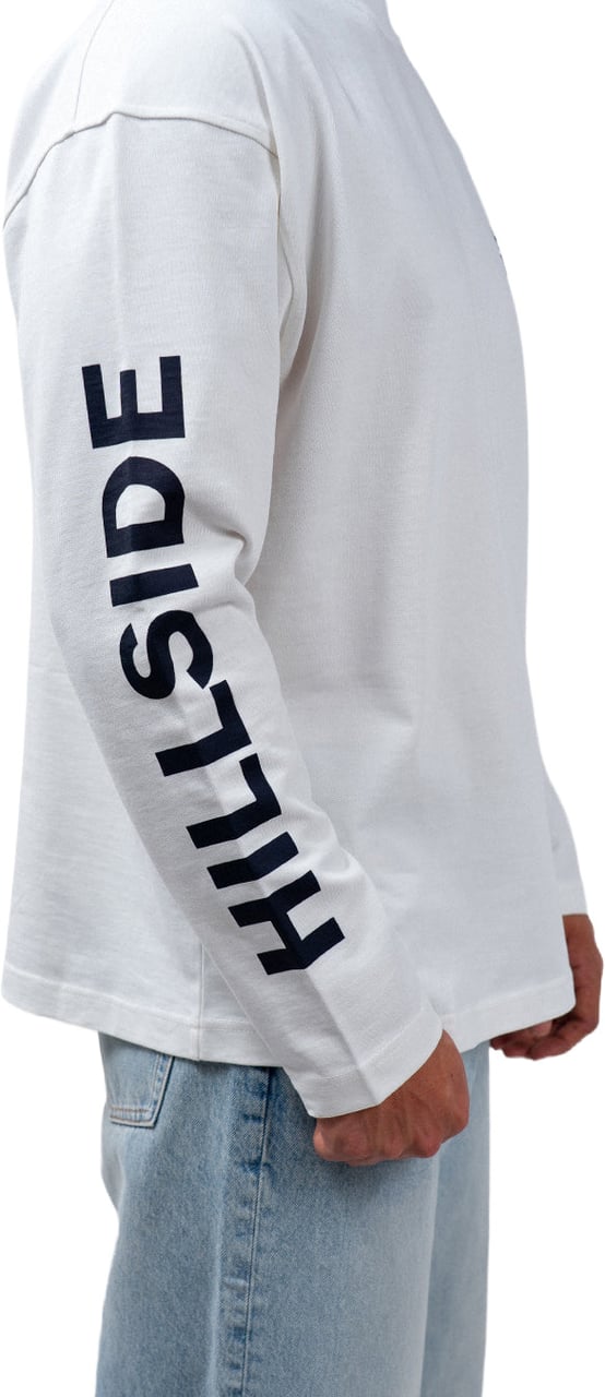 Hillside the Label Longsleeve Classic Logo Wit