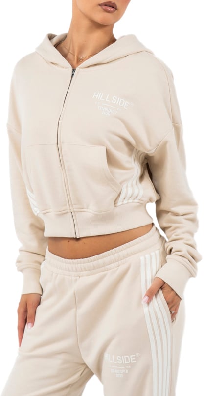 Hillside the Label Stripe Joggingbroek Beige