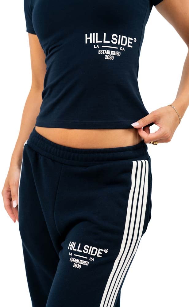 Hillside the Label Stripe Joggingbroek Blauw