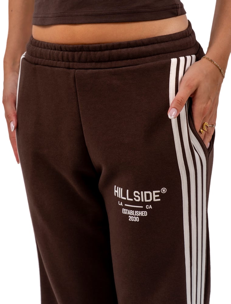 Hillside the Label Stripe Joggingbroek Wit