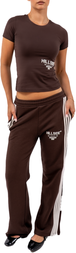 Hillside the Label Stripe Broek Wit