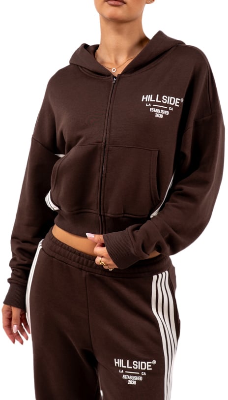 Hillside the Label Stripe Joggingbroek Wit