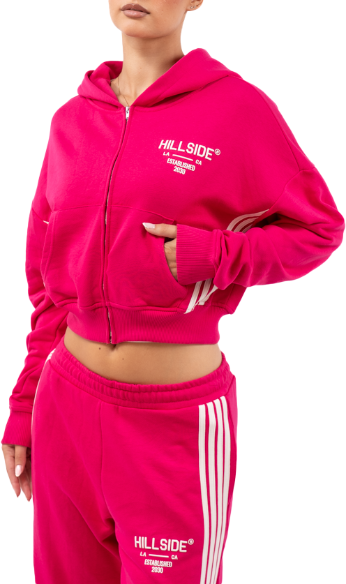Hillside the Label Stripe Joggingbroek Paars