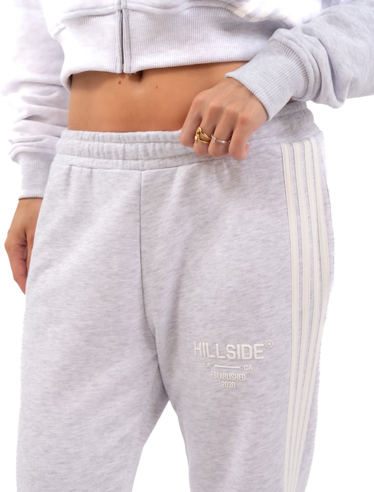 Hillside the Label Stripe Joggingbroek Grijs