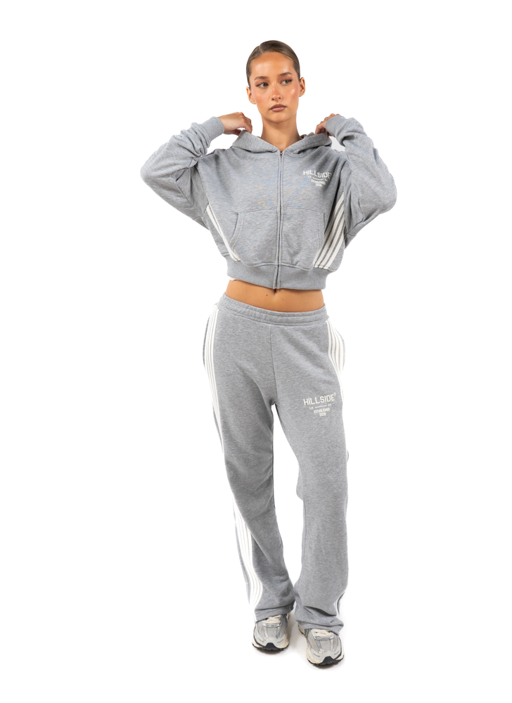 Hillside the Label Stripe Broek Grijs
