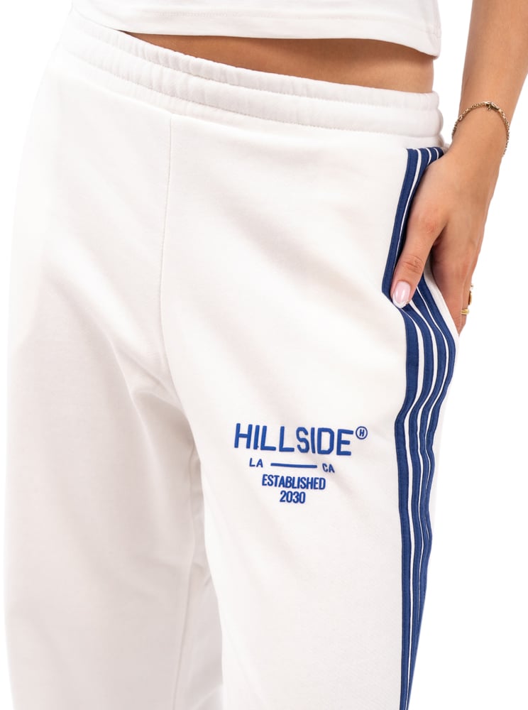 Hillside the Label Stripe Joggingbroek Wit