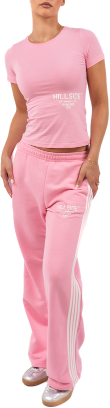 Hillside the Label Stripe Broek Roze