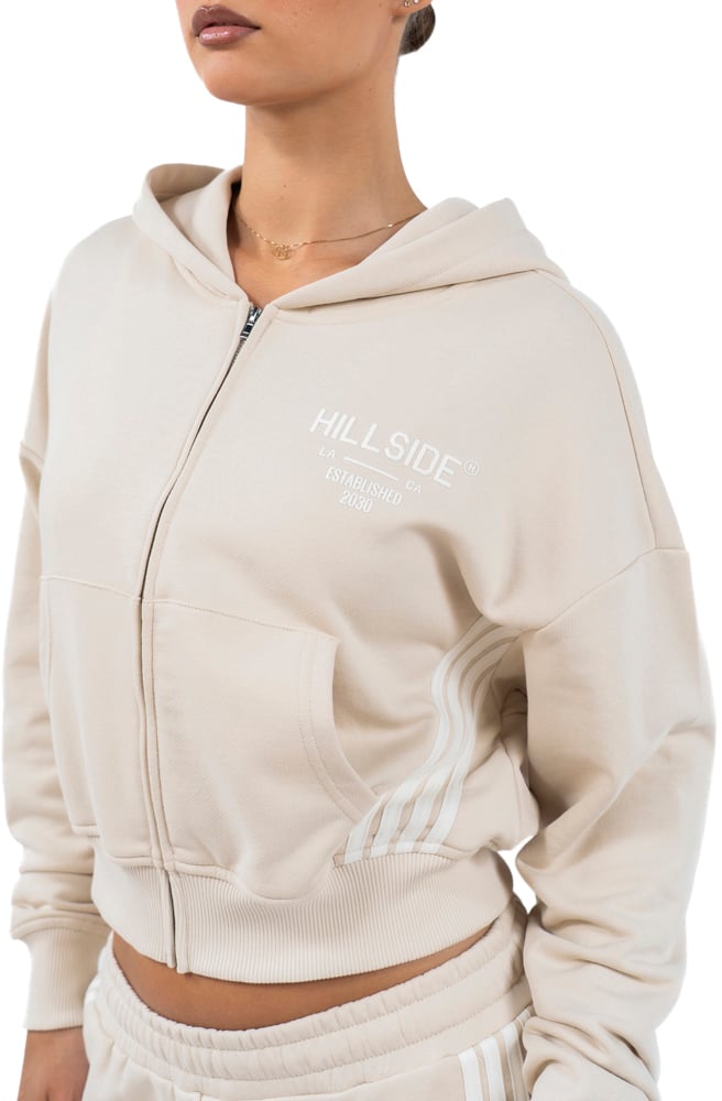 Hillside the Label Stripe Track Vest Beige