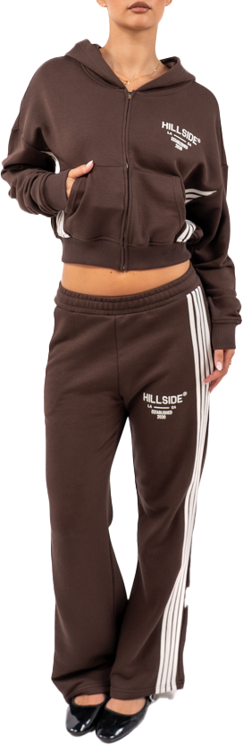 Hillside the Label Stripe Track Vest Wit