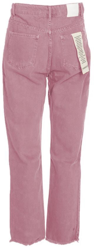 Hinnominate Hinnominate Pink Cotton Jeans & Pants Roze