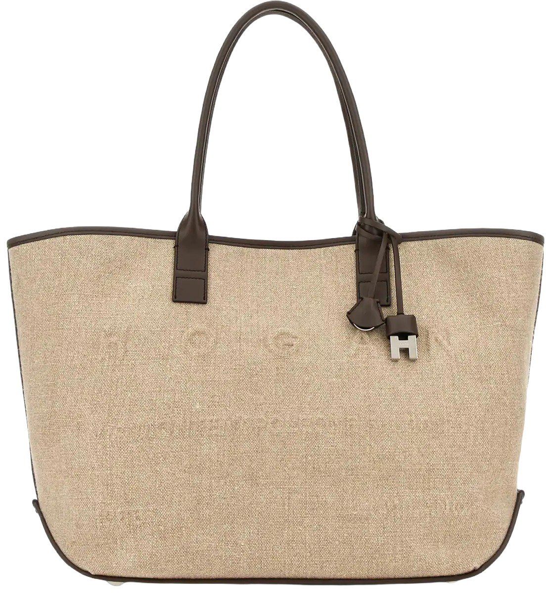 HOGAN Mastice Address Shopping Media Linen Shopping Bag Neutraal