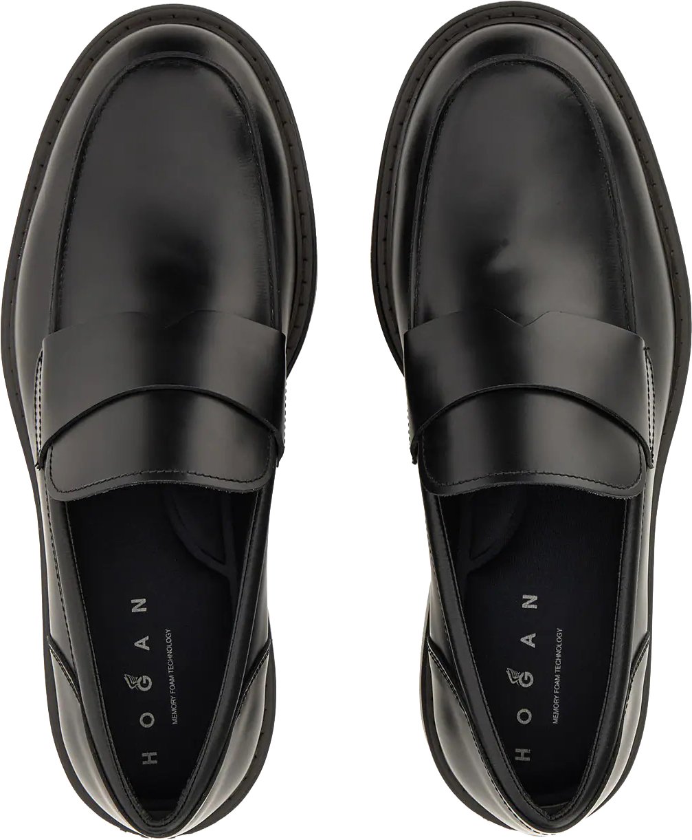 HOGAN Flat Shoes Nero Zwart