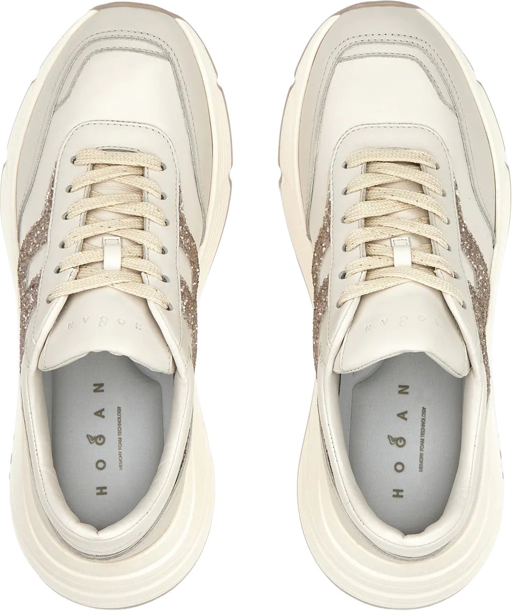 HOGAN Flat Shoes Yogurt Wit