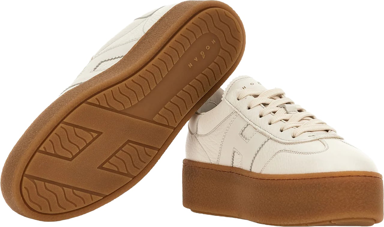 HOGAN Flat Shoes Yogurt Wit