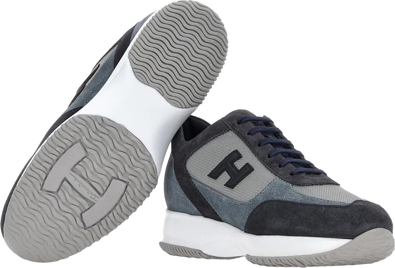 HOGAN Flat Shoes Blu Blauw